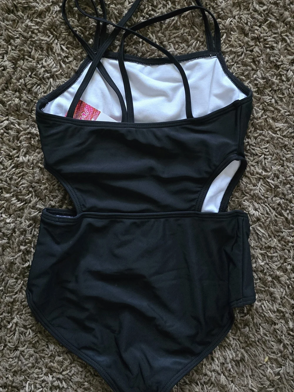 Kanu Surf Kids One-Piece Swimsuit — Black